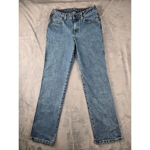 Wrangler Jeans Womens 7x32 Blue Denim Straight Leg Classic Fit Casual Pants